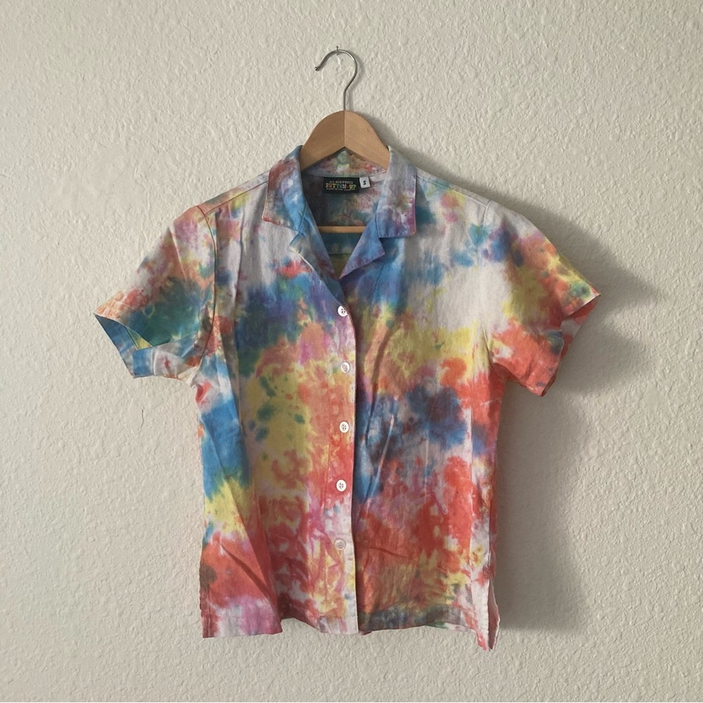 Big Bud Press Tie Dye Pantry Button Up